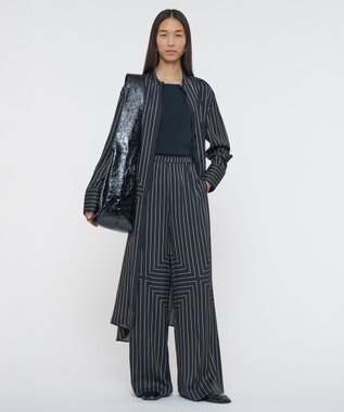 JOSEPH ジオメトリック アニメーション　トラウザーズ Black / Affogato