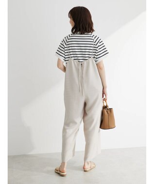 Green Parks 細ひもゆったりサロペット Light Beige