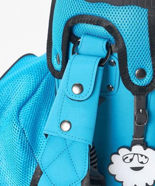 PW CIRCULUS 【UNISEX】デタッチャブル キャディバッグ シボ感のあるナイロンワッシャー素材 スカイブルー系