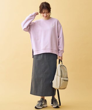 ANY ロゴスウェット ラベンダー