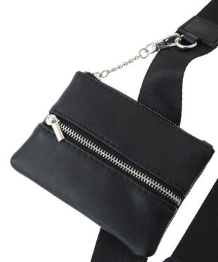 Green Parks ＥＴＳ．ポーチ付きテープスマホショルダー Black