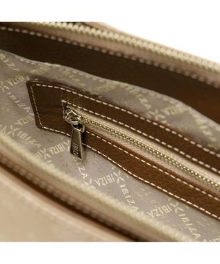 IBIZA モノグラムナイロン　ショルダーバッグ シャンパンゴールド