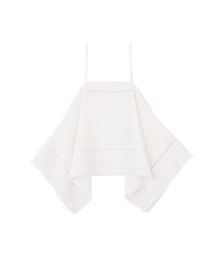 earth music&ecology ハンカチデザインキャミビスチェ Off White
