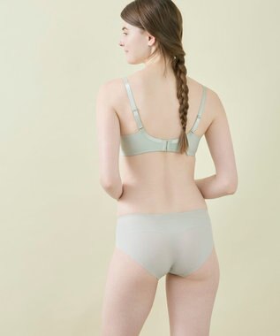 une nana cool 小さく見せるブラ ミニマイザーブラ レース ライトオリーブ