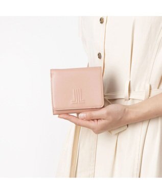 LANVIN en Bleu イエナ 二つ折り中ボックス財布 ピンク