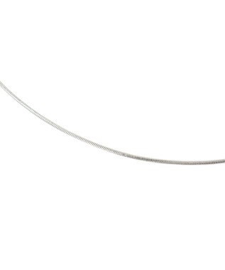 AMERICAN HOLIC ステンレス　シンプルスネークチェーンネックレス Silver