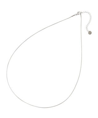 AMERICAN HOLIC ステンレス　シンプルスネークチェーンネックレス Silver