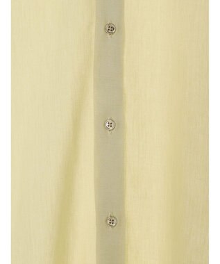 Green Parks リネンレーヨン２ｗａｙシャツ Yellow