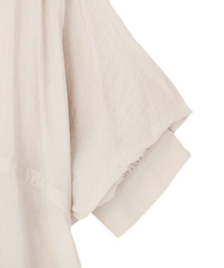 YECCA VECCA シアー2way袖バルーンチュニック Light Beige