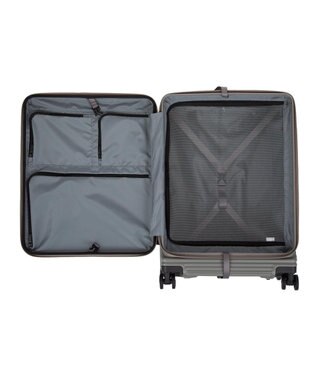 ACE BAGS & LUGGAGE ace. サルートン フロントオープンスーツケース M~Lサイズ 68～77L 05363 グレージュ