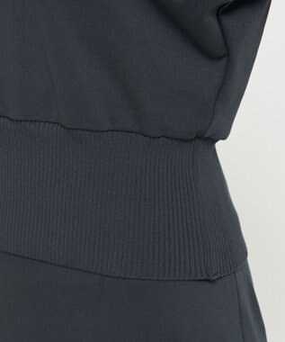 uncrave ダブルフェイスジャージー ドルマンスリーブリブトップス スレート