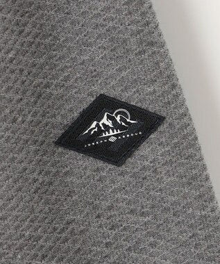 JOSEPH ABBOUD MOUNTAIN 【日本製】ダイヤモンドワッフル アウトドア トラックジャケット グレー系