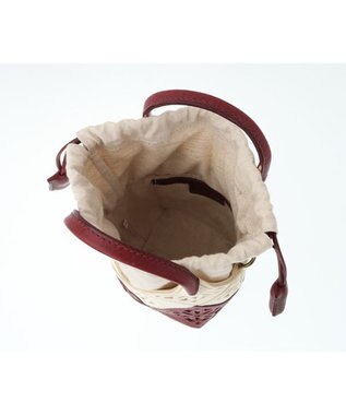 genten 【WEB限定カラー】サステナブルカットワーク ポシェット ワイン