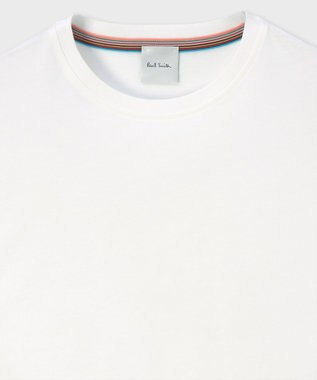 Paul Smith プリント コンビネーション 半袖Tシャツ ホワイト