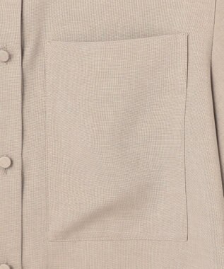 ICB 【WEB＆一部店舗限定】SerikaWorsted シャツブラウス ベージュカーキ