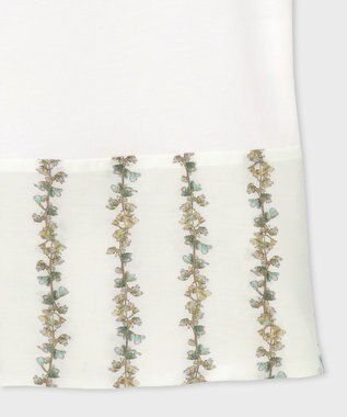 Paul Smith プリント コンビネーション 半袖Tシャツ ホワイト