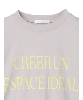 Green Parks オーバーサイズロゴチュニック Light Gray