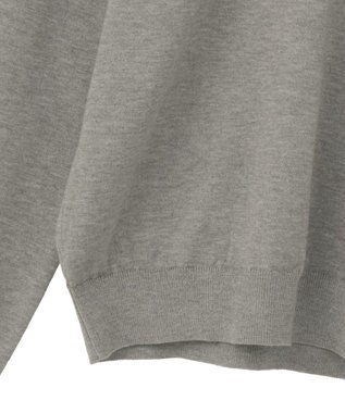 YECCA VECCA 2wayフリルクルーネックニット Gray