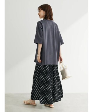 Green Parks Ｓｍｉｌｅｙ　Ｆａｃｅ／スマイル＋ロゴＢｉｇＴシャツ Charcoal Gray