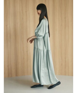 Green Parks armonia．ティアード切り替えワンピース Mint