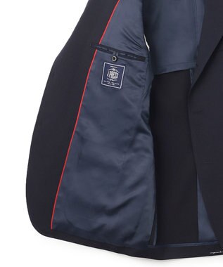 J.PRESS MEN 【WEB・一部店舗限定】10マンスツイルナチュラルストレッチツイル ブレザー/金釦 ネイビー系