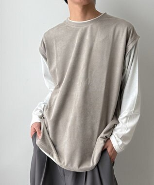 WEGO フェイクスウェードベストT（LS）