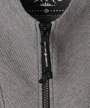 JOSEPH ABBOUD MOUNTAIN 【日本製】ダイヤモンドワッフル アウトドア トラックジャケット グレー系