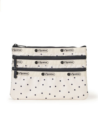 LeSportsac 3ZIP COSMETIC/プレイフルドッツ