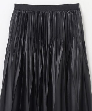 GRACE CONTINENTAL トリコットプリーツスカート ブラック