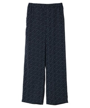 AMERICAN HOLIC イージーケア＋接触冷感プリントリラックスパンツ Navy