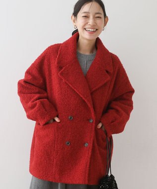 Green Parks ブークレＰコート Red