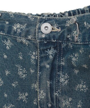 earth music&ecology タックホックデニムパンツ Flower
