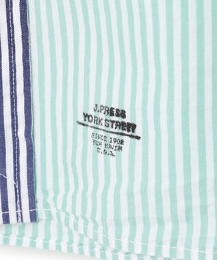 J.PRESS YORK STREET 【UNISEX】クレイジーパターン バンドカラーシャツ イエロー系8