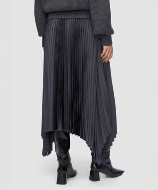 JOSEPH ニットウィーブプリッセ　スカート Smoke