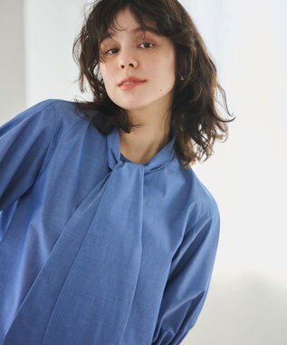 #Newans 【洗濯機可能/シワになりにくい】ラビットタイシャツ デニム