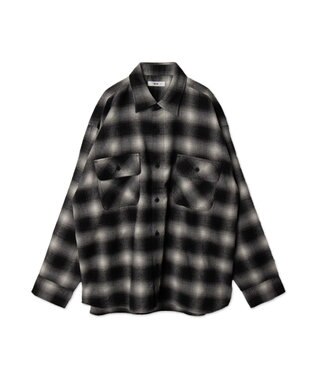 WEGO 【ユニセックス着用ITEM/SMLサイズ展開】チェックネルシャツ 柄9