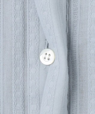 組曲 ドビーストライプ ブラウス サックスブルー系