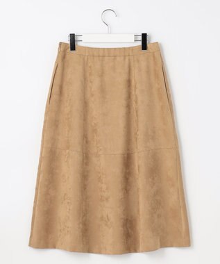 J.PRESS LADIES 【洗える】ソフィーヌスエード スカート キャメル系