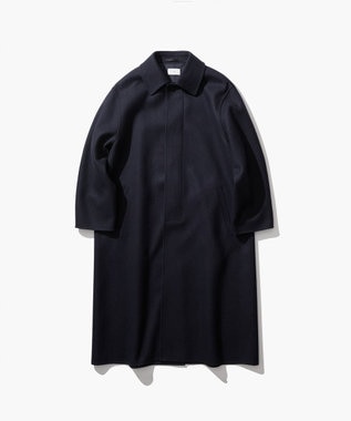 ATON SUPER 120S DOUBLE MELTON ノーカラーコート
