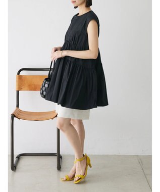 Green Parks コルセット風ミニワンピース Black