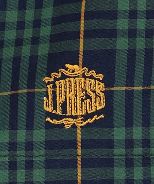 J.PRESS KIDS 【140-170cm】マドラスチェックパンツ グリーン系5