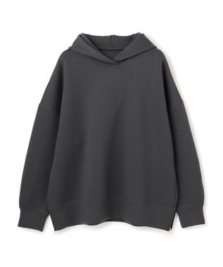 UNFILO BEAUTY FORM JERSEY サイドZIP フーディ チャコール