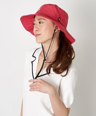 MOONBAT POLO RALPH LAUREN 刺繍 リップパラソルハット ローズピンク