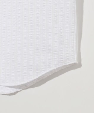 JOSEPH ABBOUD 【ストレッチ/イージーケア】コンパクトジャージーサッカーシャツ ホワイト系1