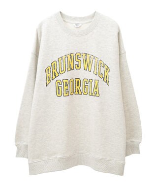 AMERICAN HOLIC ＢＲＵＮＳＷＩＣＫ　ＧＥＯＲＧＩＡ　ＢＩＧスウェット Oatmeal