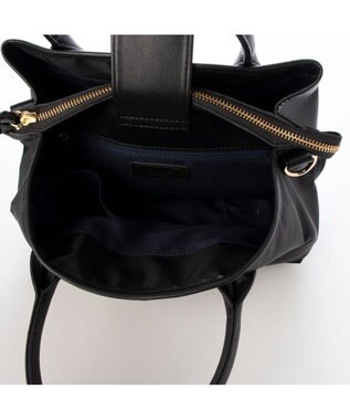 UNBILLION 【テレビ ドラマ着用アイテム】ペルケ perche / ナイロン×牛革付属ユーティリティ2wayトートS ブラック