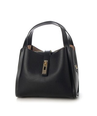 UNBILLION cachecache 3レイヤーヒネリ金具2wayトート ブラック