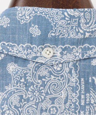 J.PRESS MEN ペイズリーバンダナプリント シャツ ダルブルー系5