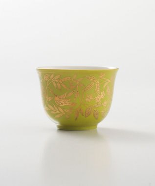 たち吉 【たち吉】萌葱金彩お茶呑茶碗〈５客〉美濃焼 グリーン