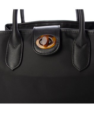 UNBILLION 【テレビ ドラマ着用アイテム】ペルケ perche / ナイロン×牛革付属ユーティリティ2wayトートS ブラック